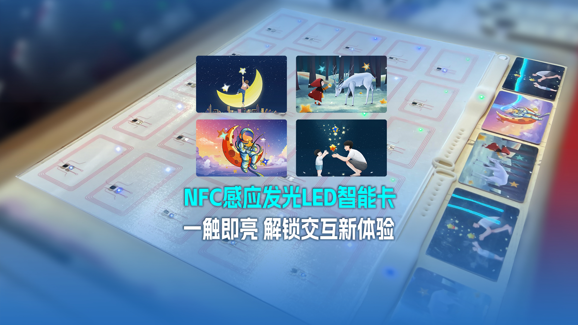 告別普通!卡立方集團(tuán)感應(yīng)LED發(fā)光智能卡硅膠手環(huán)腕帶產(chǎn)品,點亮你的每一次交互?